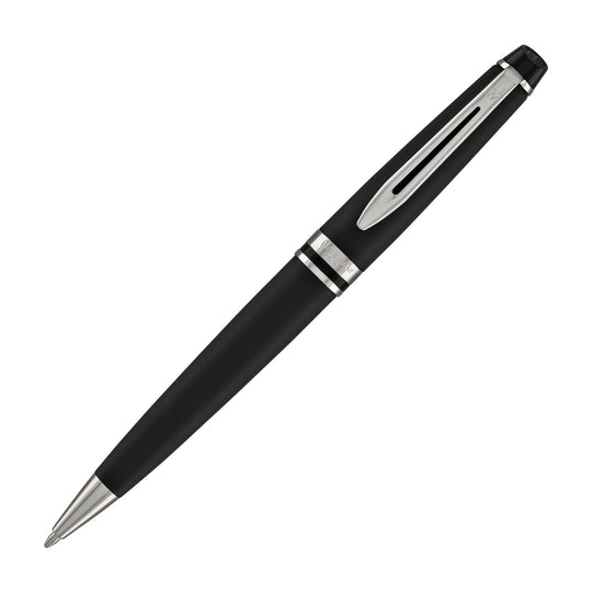 Waterman Expert Ballpoint Pen in Matte Black with Chrome Trim