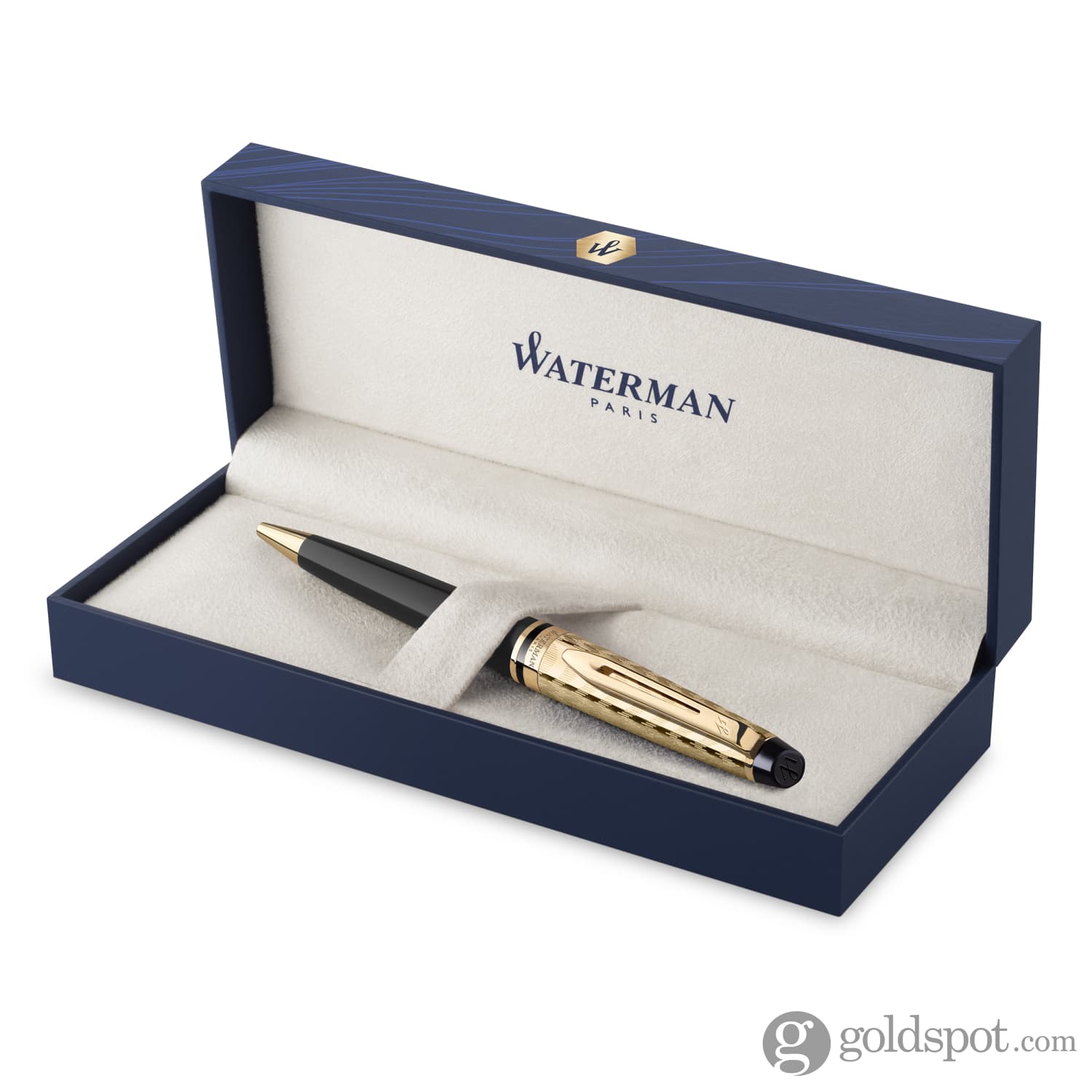Waterman Expert Ballpoint Pen in Opera with Gold Trim - Goldspot Pens