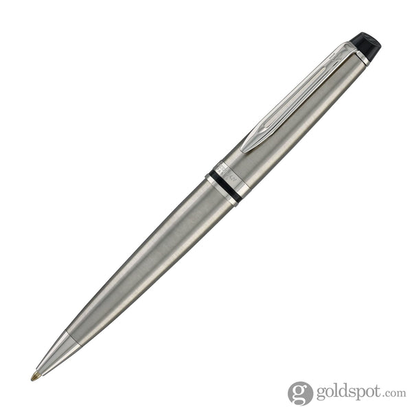 Waterman Expert Ballpoint Pen in Stainless Steel with Chrome Trim Ballpoint Pens