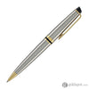 Waterman Expert Ballpoint Pen in Stainless Steel with Gold Trim Ballpoint Pens