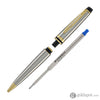 Waterman Expert Ballpoint Pen in Stainless Steel with Gold Trim Ballpoint Pens