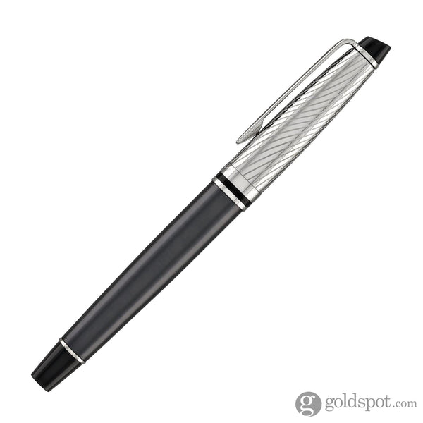 Waterman Expert Deluxe Fountain Pen in Metallic Grey Stone with Chrome Trim Fountain Pen