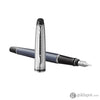 Waterman Expert Deluxe Fountain Pen in Metallic Grey Stone with Chrome Trim Fountain Pen