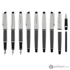 Waterman Expert Deluxe Fountain Pen in Metallic Grey Stone with Chrome Trim Fountain Pen