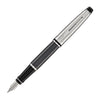 Waterman Expert Deluxe Fountain Pen in Metallic Grey Stone with Chrome Trim Fountain Pen