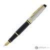 Waterman Expert Deluxe Fountain Pen Reflections of Paris in Black with Gold Trim - Medium Point Fountain Pen