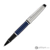 Waterman Expert Deluxe Rollerball Pen in Metallic Blue with Chrome Trim Rollerball Pen