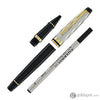 Waterman Expert Deluxe Rollerball Pen Reflections of Paris in Black with Gold Trim Rollerball Pen