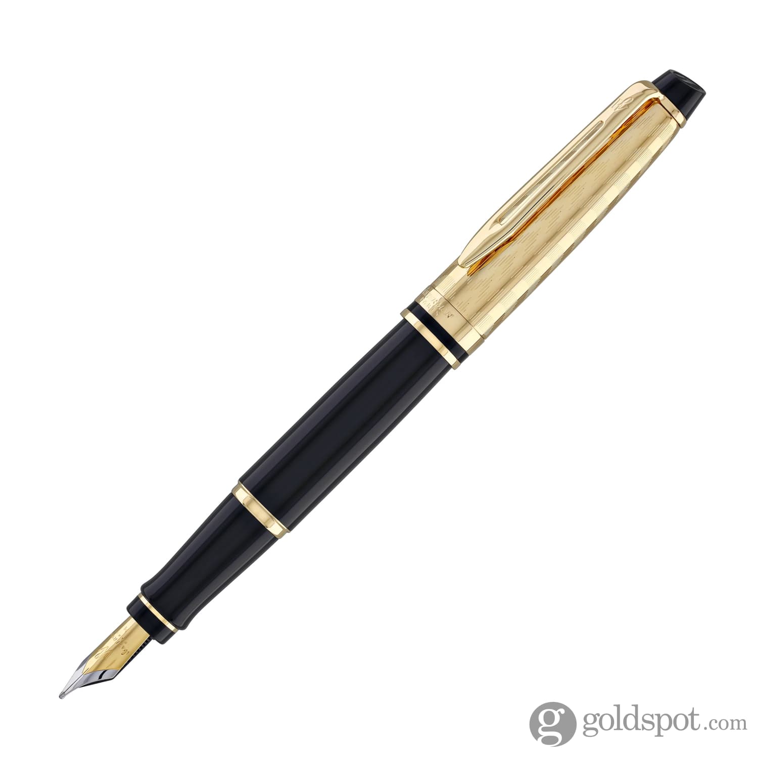WATERMAN 万年筆 ゴールド Waterman Expert Fountain Pen in Opera with Gold Trim - Medium