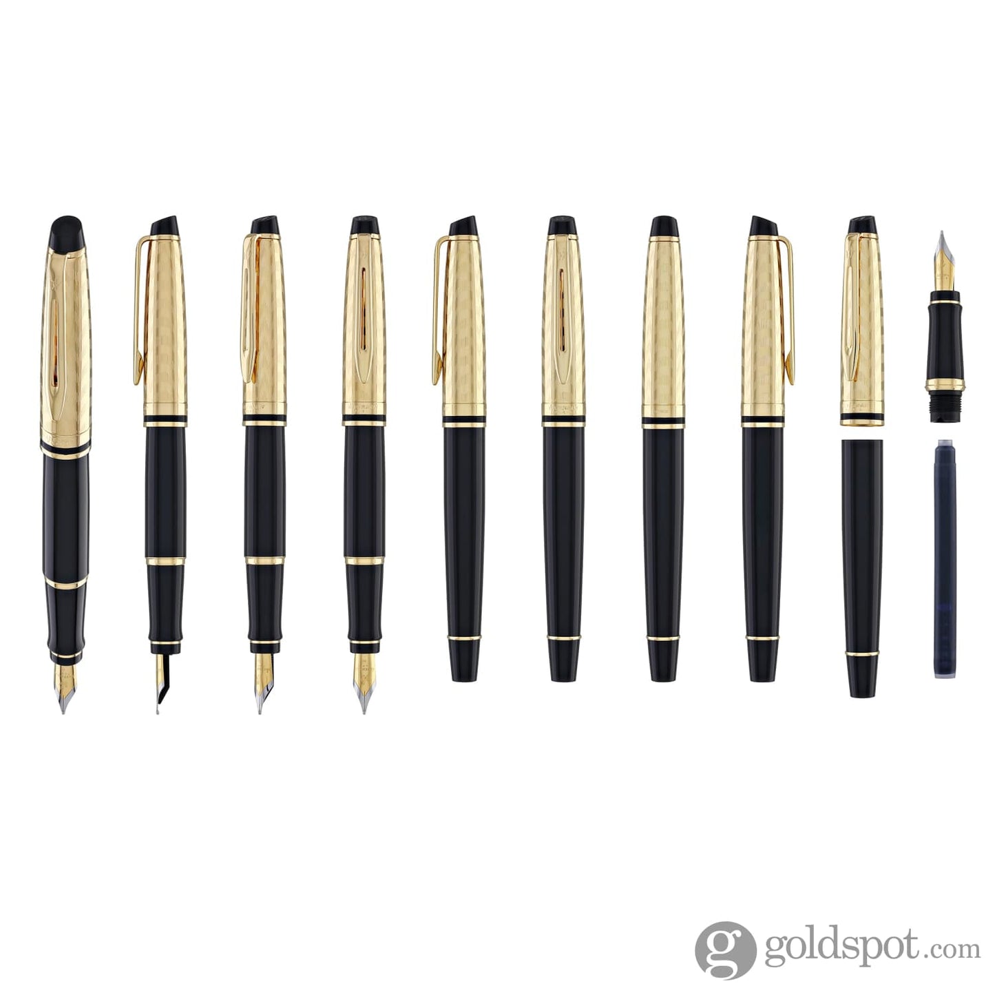 Waterman Expert Fountain Pen in Opera with Gold Trim - Medium Point Fountain Pen