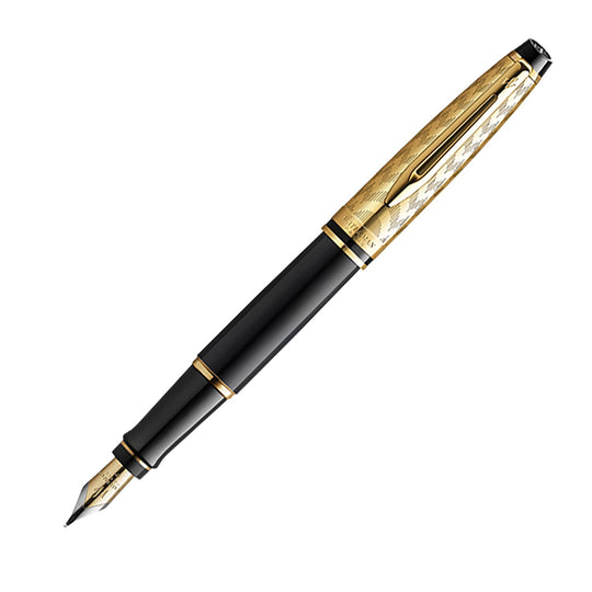 Waterman Expert Fountain Pen in Opera with Gold Trim - Medium Point