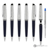 Waterman Expert L’Essence du Bleu Ballpoint Pen in Metal & Blue Lacquer Ballpoint Pens