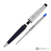 Waterman Expert L’Essence du Bleu Ballpoint Pen in Metal & Blue Lacquer Ballpoint Pens