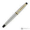 Waterman Expert Rollerball Pen in Stainless Steel with Gold Trim Rollerball Pen