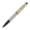 Waterman Expert Rollerball Pen in Stainless Steel with Gold Trim Rollerball Pen