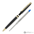 Waterman Hémisphère Ballpoint Pen in Lava Black with Gold Trim Ballpoint Pens