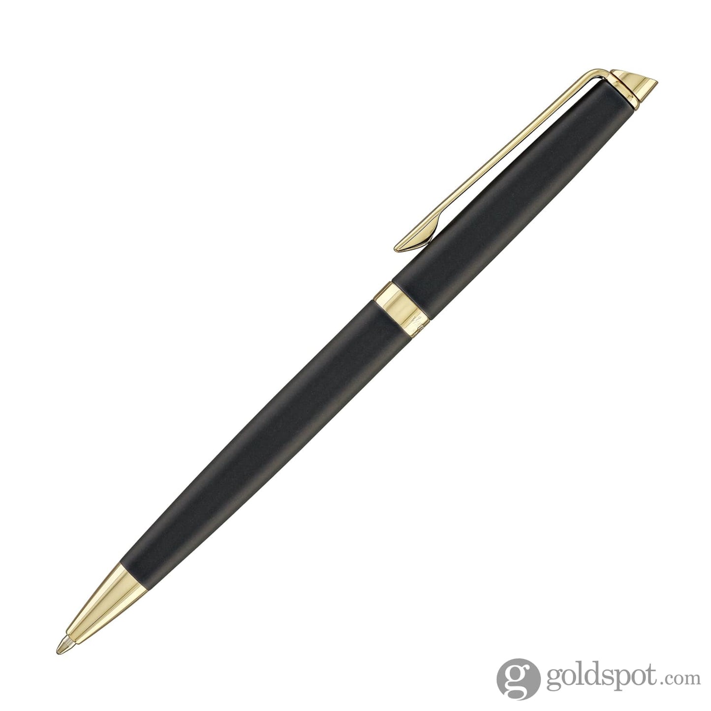 Waterman Hémisphère Ballpoint Pen in Lava Black with Gold Trim Ballpoint Pens