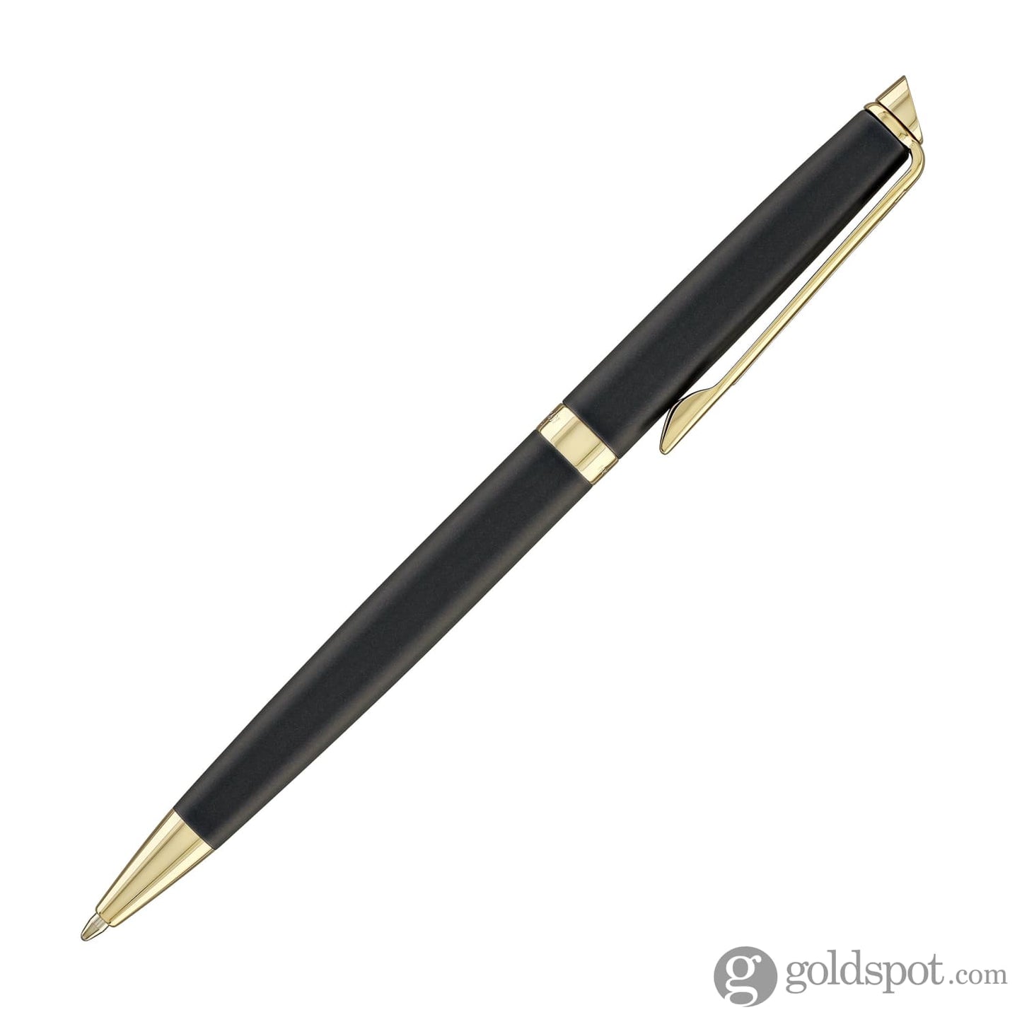 Waterman Hémisphère Ballpoint Pen in Lava Black with Gold Trim Ballpoint Pens