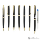 Waterman Hémisphère Ballpoint Pen in Lava Black with Gold Trim Ballpoint Pens