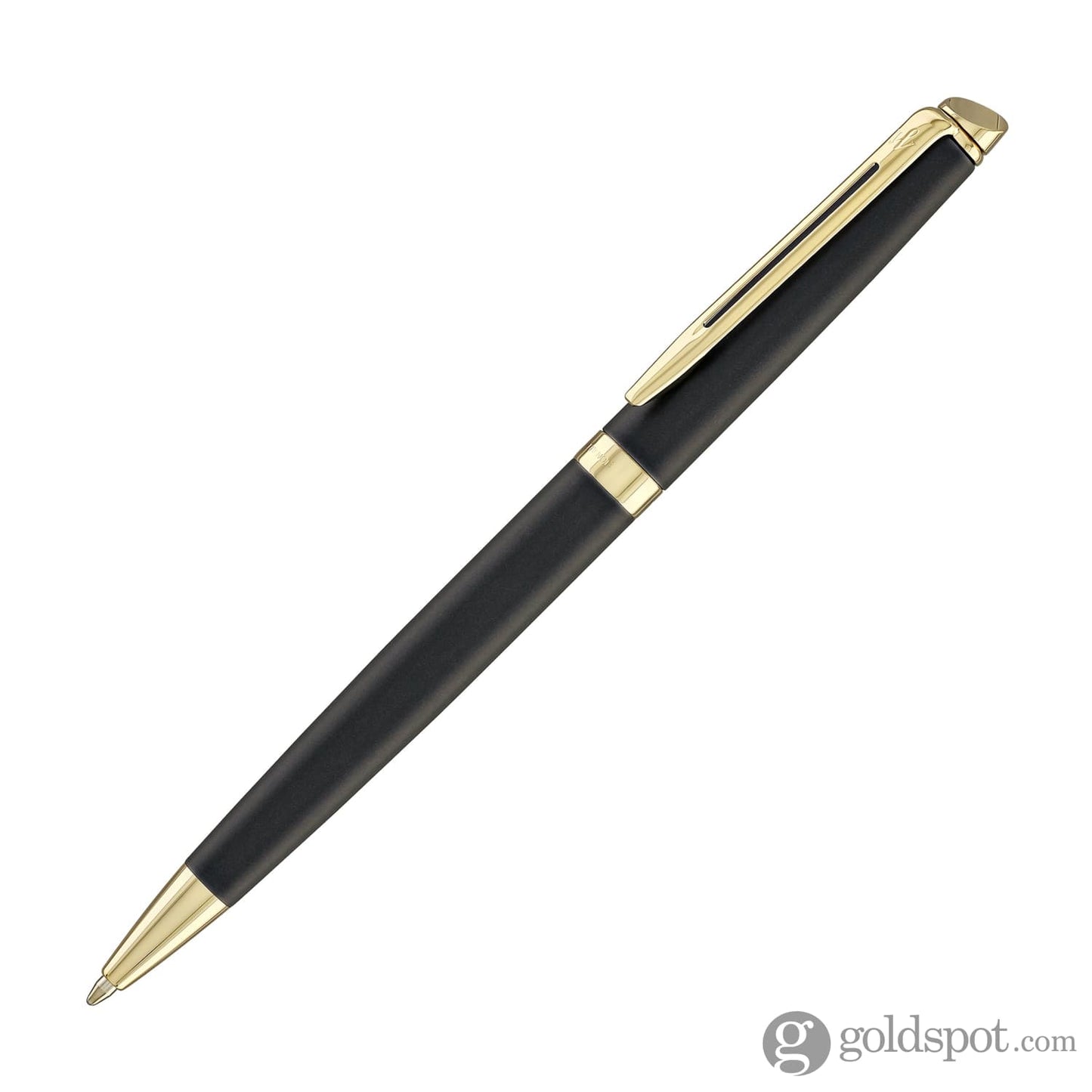Waterman Hémisphère Ballpoint Pen in Lava Black with Gold Trim Ballpoint Pens