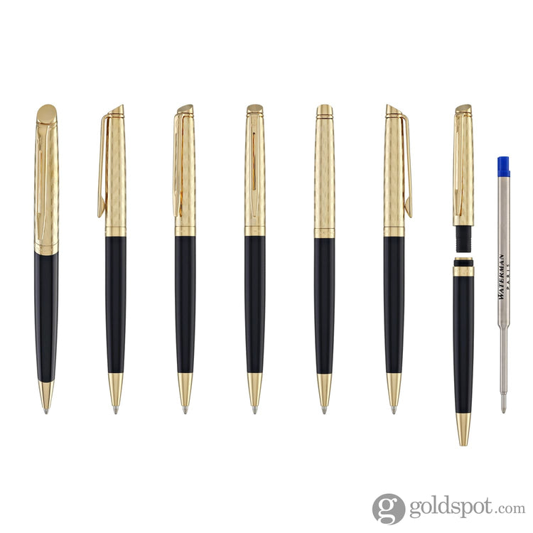 Balpen Type Opera Waterman Hémisphère Ballpoint Pen in Opera with Gold Trim - Goldspot Pens