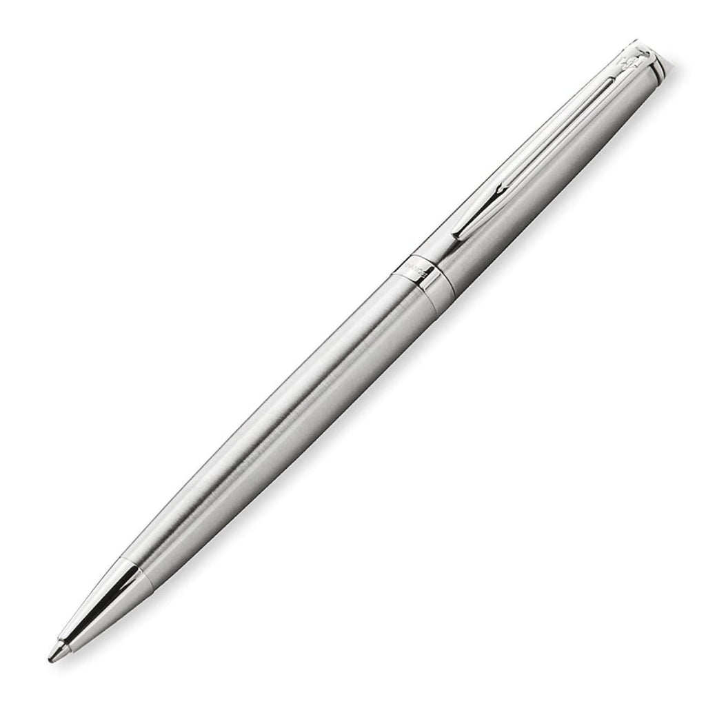 Waterman Hemisphere Ballpoint Pen in Stainless Steel with Chrome Trim Ballpoint Pens