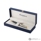 Waterman Hemisphere Deluxe Ballpoint Pen Reflections of Paris in Black Lacquer with Gold Trim Pens
