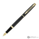 Waterman Hémisphère Fountain Pen in Lava Black with Gold Trim Fountain Pen