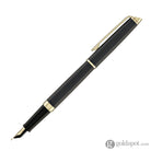 Waterman Hémisphère Fountain Pen in Lava Black with Gold Trim Fountain Pen