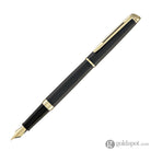 Waterman Hémisphère Fountain Pen in Lava Black with Gold Trim Fountain Pen