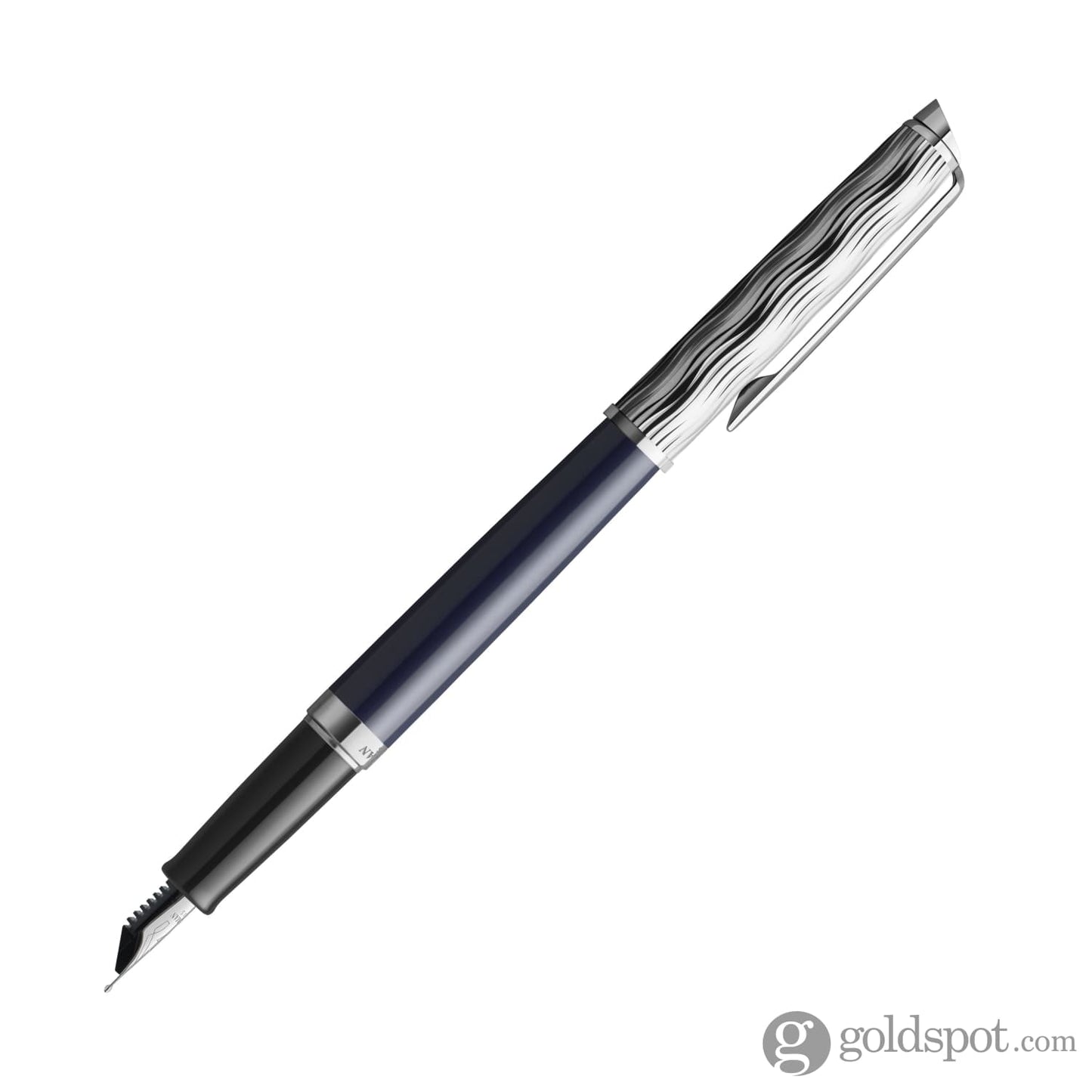 Waterman Hemisphere L’Essence du Bleu Fountain Pen in Metal & Blue Lacquer Fountain Pen