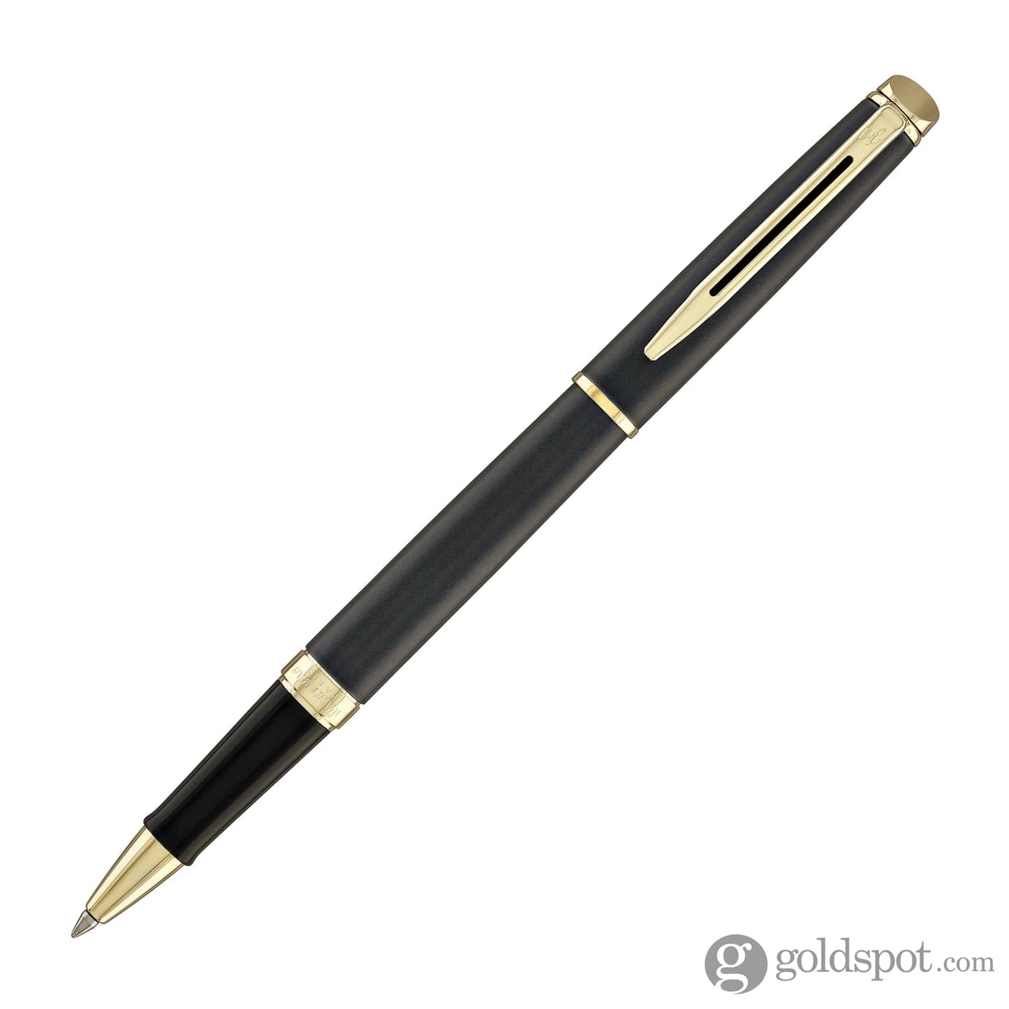 Waterman Hémisphère Rollerball Pen in Lava Black with Gold Trim Rollerball Pen