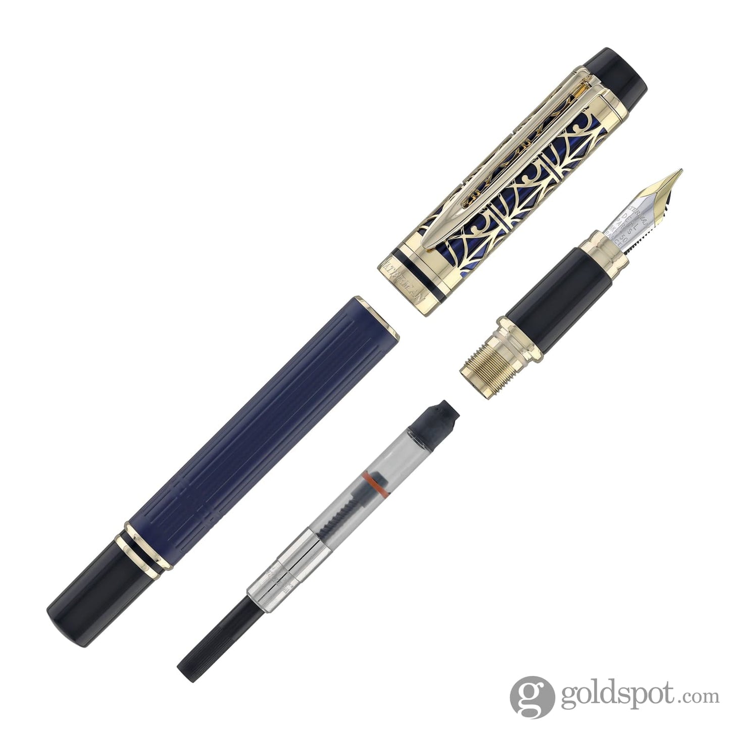 Waterman Man Limited Edition Fountain Pen in Bleu De Paris Fountain Pen