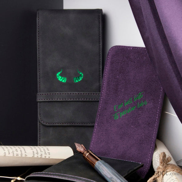 Wearingeul 3-hole Leather Pen Pouch - Faust Cases