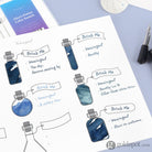 Wearingeul Alice’s Potion Color Swatch Card Bottled Ink