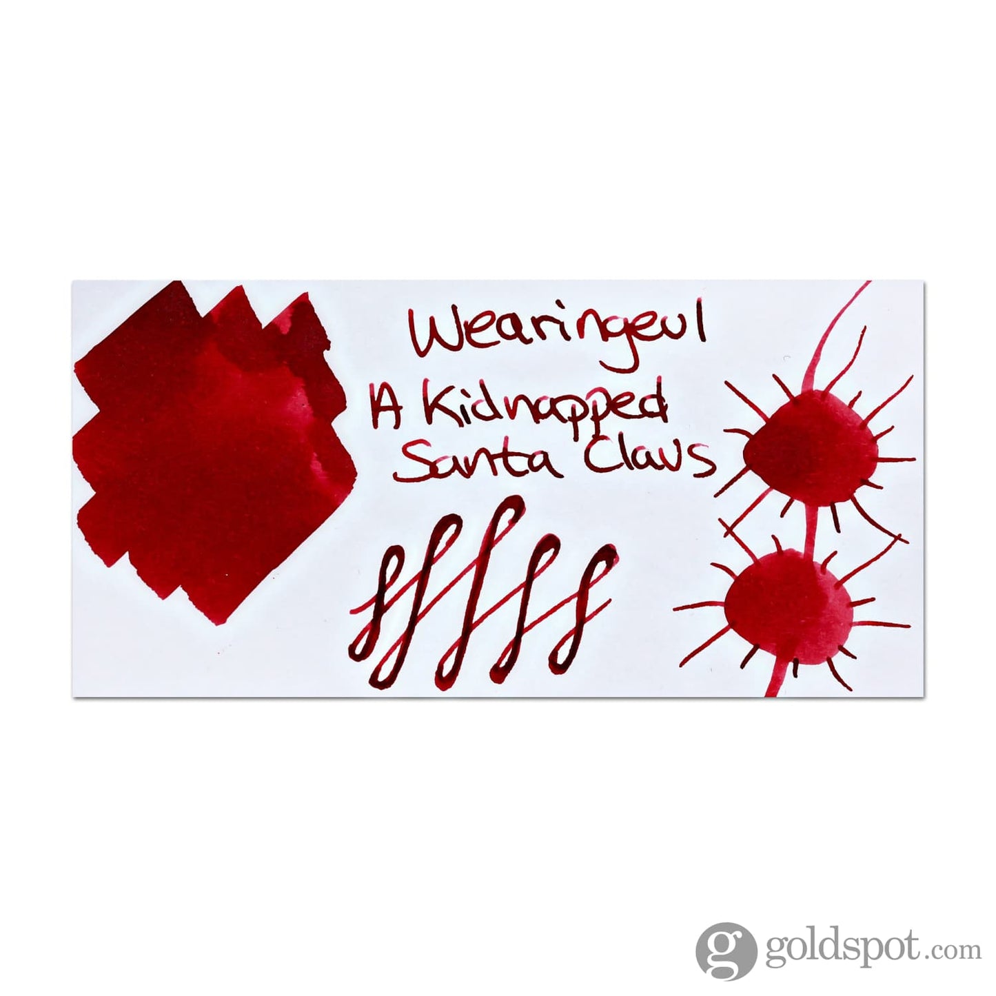 Wearingeul Christmas Edition Ink in A Kidnapped Santa Claus - 30mL Bottled Ink