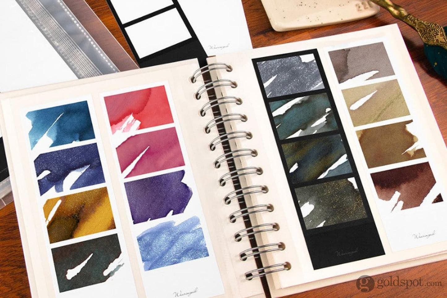 Wearingeul Four Photos Color Swatch in Black Bottled Ink