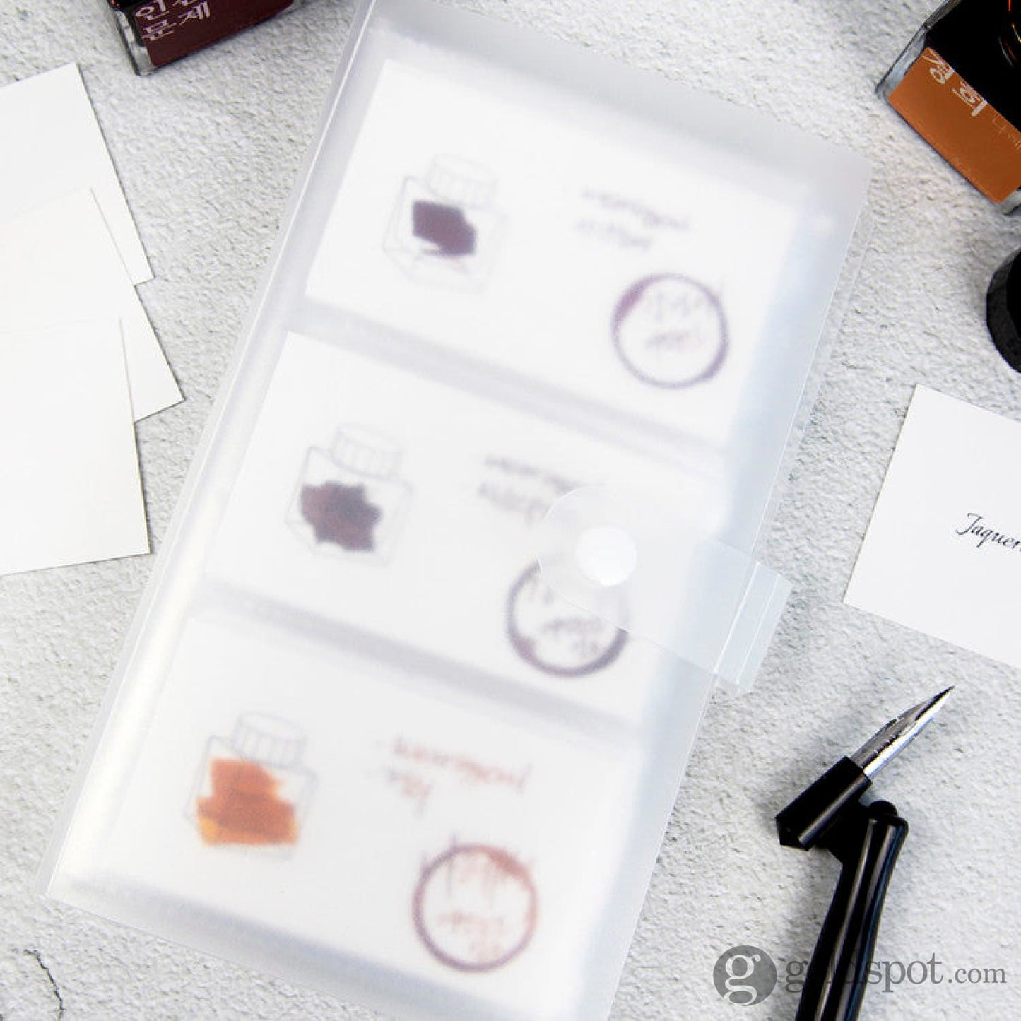 Wearingeul Ink Color Card Binder Bottled Ink