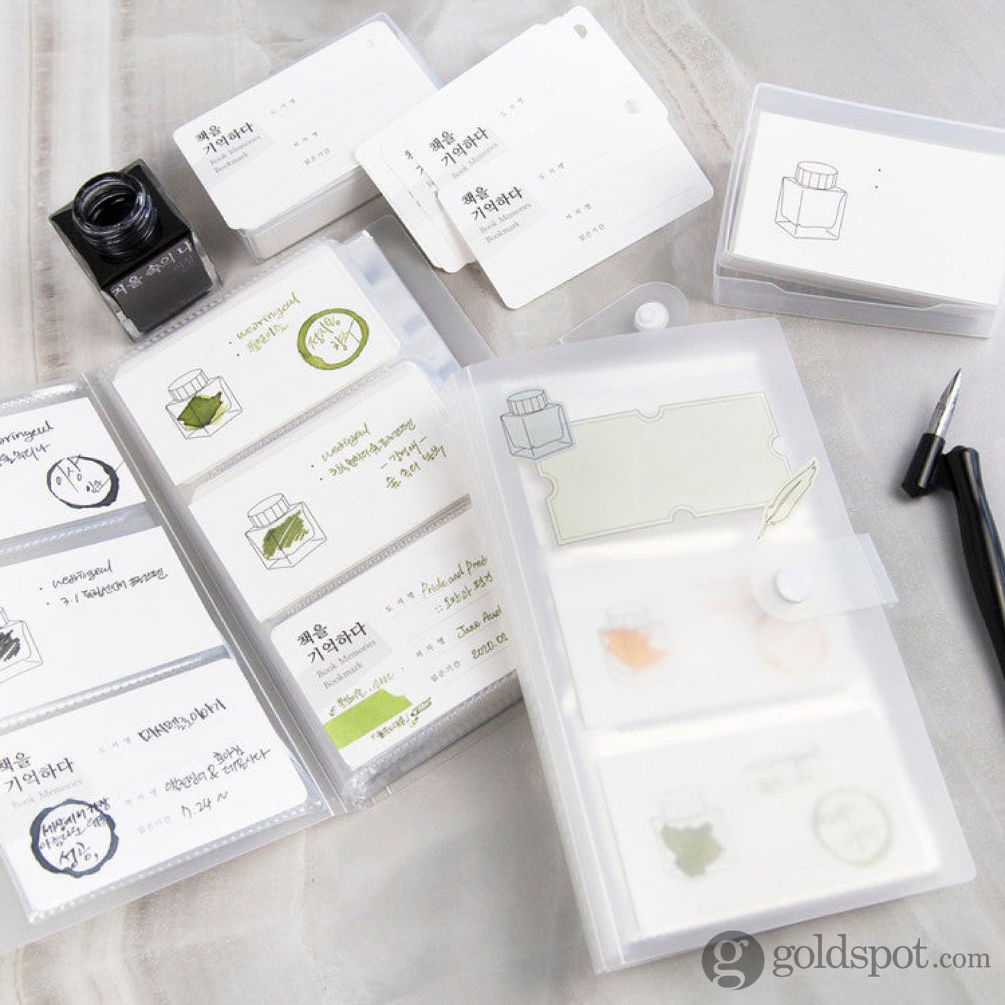Wearingeul Ink Color Card Binder Bottled Ink