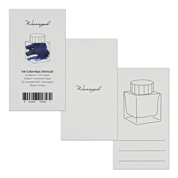 Swatch Cards for fountain pen ink - Goldspot Pens