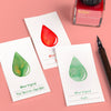 Wearingeul Ink Drop Color Swatch Card Bottled Ink
