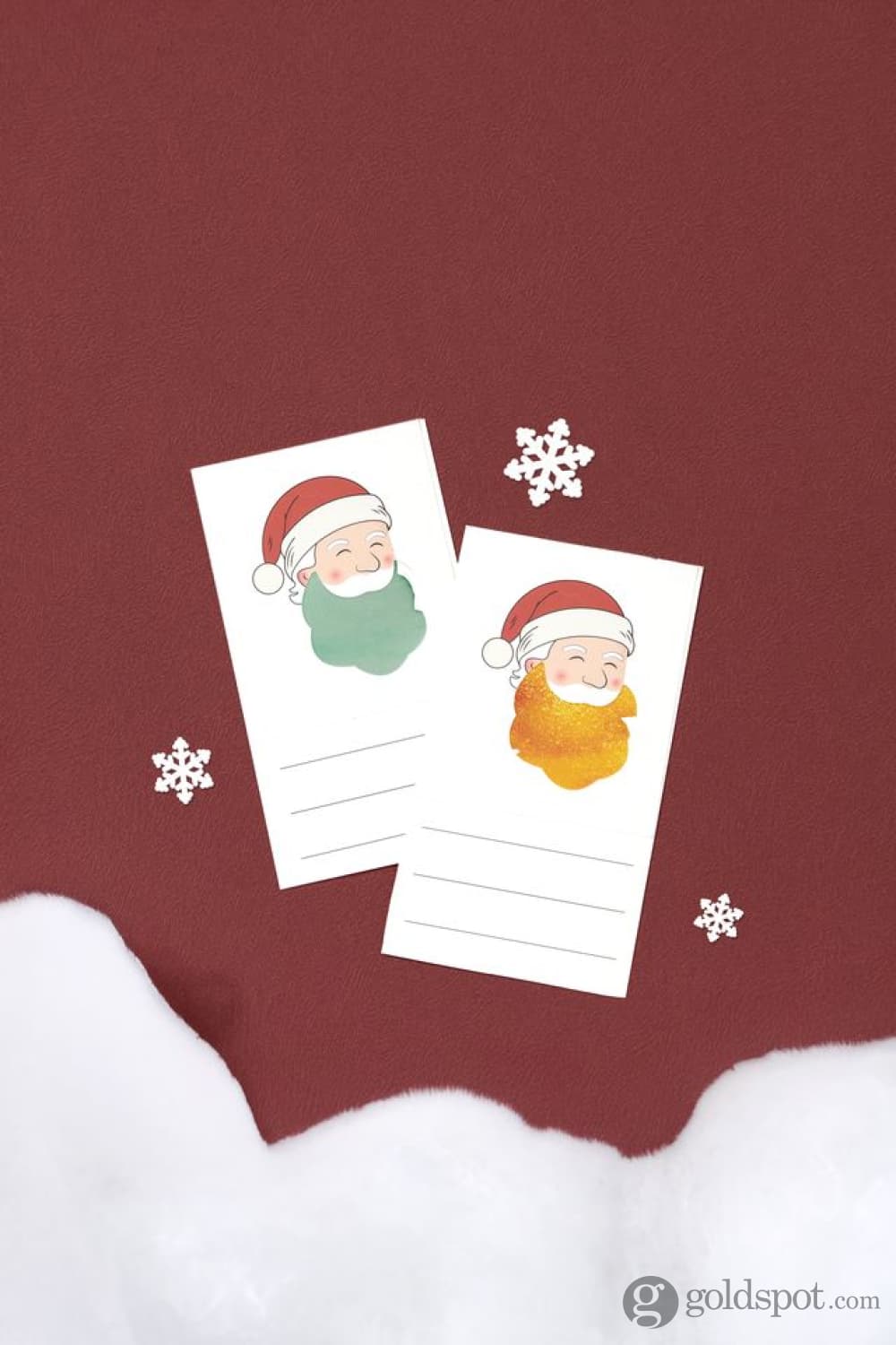 Wearingeul Ink Santa Claus Swatch Card Bottled Ink