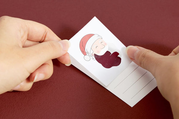 Wearingeul Ink Santa Claus Swatch Card Bottled Ink