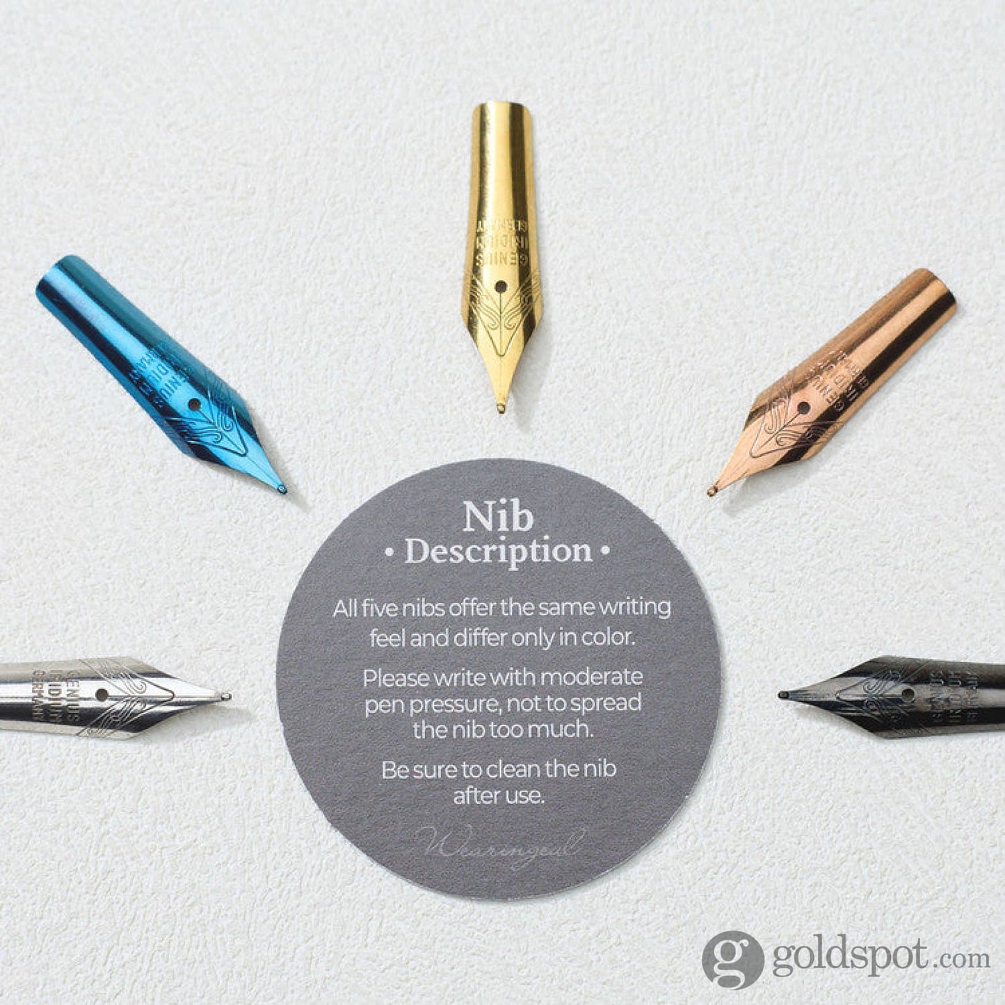 Wearingeul Ink Writer's Nibs Set Goldspot Pens - Main Image