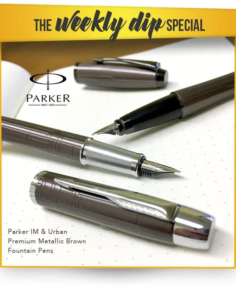 Parker Urban and IM Premium Metallic Brown Fountain Pen Feature