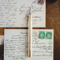 ystudio Glamour Evolve Elemental Dip Pen in Brass Gold