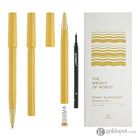 ystudio Glamour Evolve Ocean Sustainable Rollerball Pen in Dawn Yellow