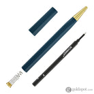 ystudio Glamour Evolve Ocean Sustainable Rollerball Pen in Sea Indigo