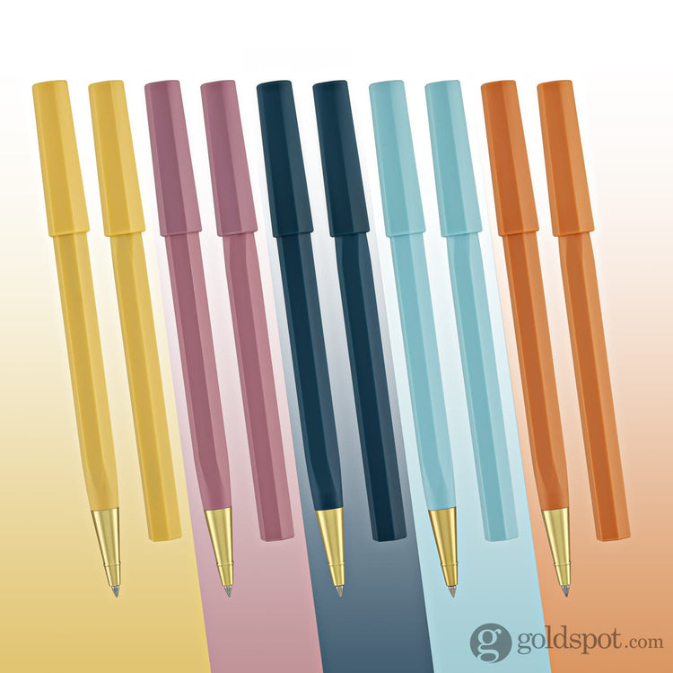 ystudio Glamour Evolve Ocean Sustainable Rollerball Pen in Sky Blue