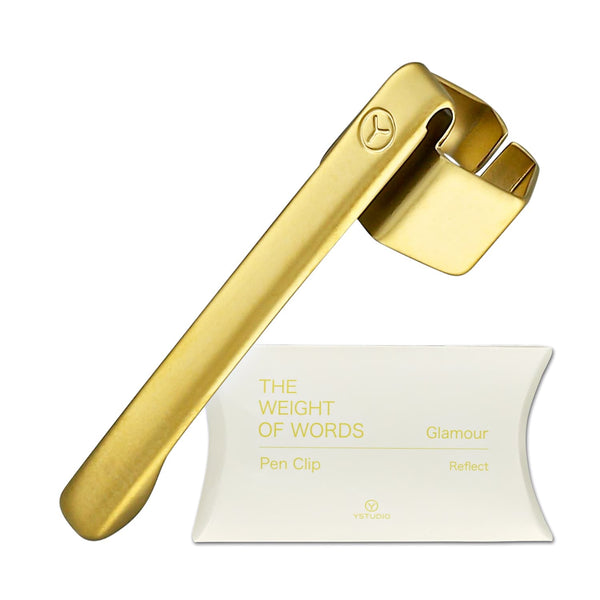 ystudio Glamour Reflect Pen Clip - Gold Clip